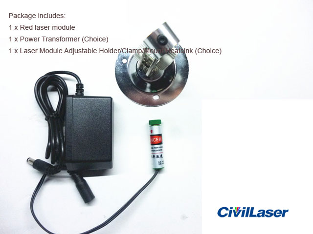 650nm 5mW~200mw 빨간색 laser module Line / Professional level / continue work long time / Industrial positioning / Focus adjustable